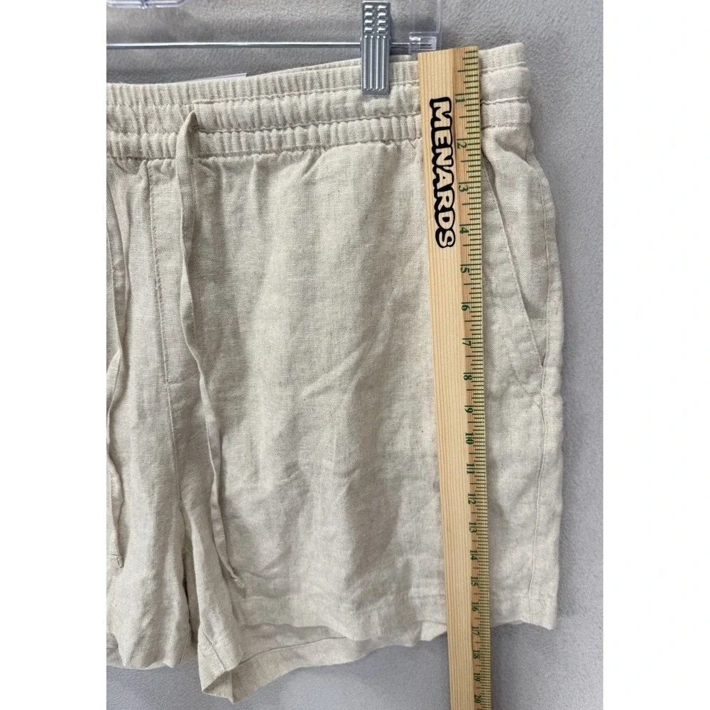 Old Navy‎ Women's Sz XL Linen Blend High Rise With Drawstring Shorts NWT